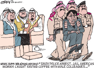 Corky's Editorial cartoon
