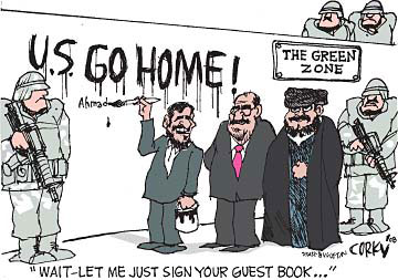 Corky's Editorial cartoon