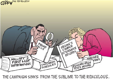 Corky's Editorial cartoon