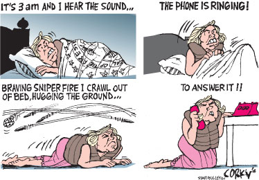 Corky's Editorial cartoon