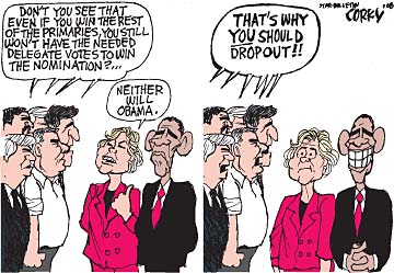 Corky's Editorial cartoon