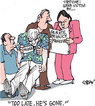 Corky's Hawaii cartoon