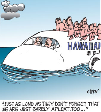 Corky's Hawaii cartoon
