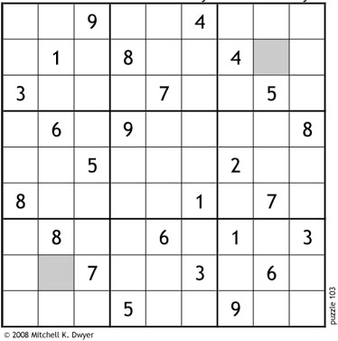 Scrivener's Sudoku