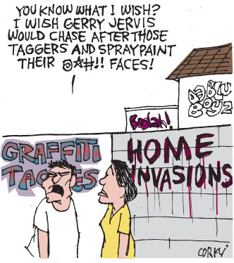 Corky's Hawaii cartoon