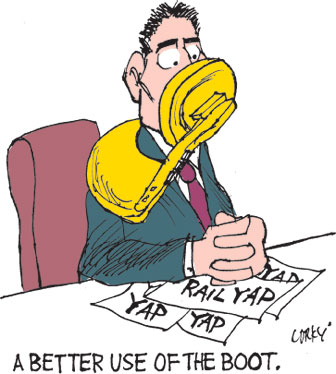 Corky's Hawaii cartoon