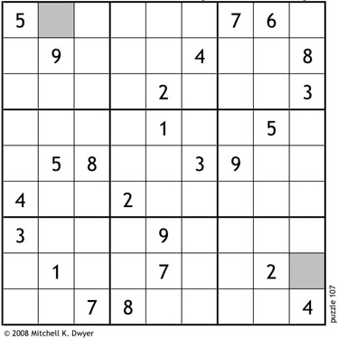 Scrivener's Sudoku