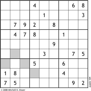Scrivener's Sudoku