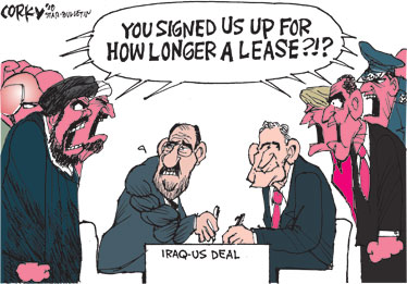 Corky's Editorial cartoon