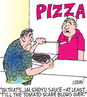Corky's Hawaii cartoon