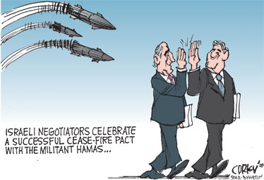 Corky's Editorial cartoon