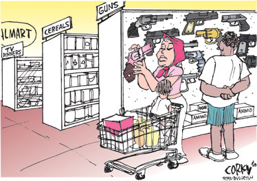 Corky's Editorial cartoon