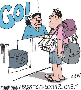 Corky's Hawaii cartoon