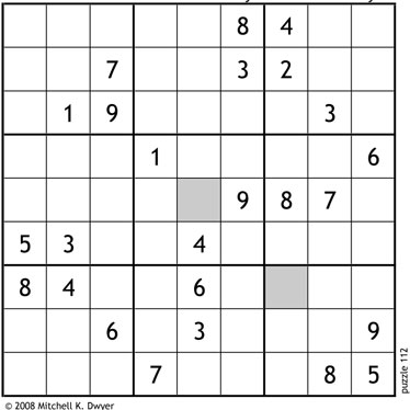 Scrivener's Sudoku