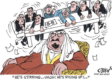 Corky's Editorial cartoon