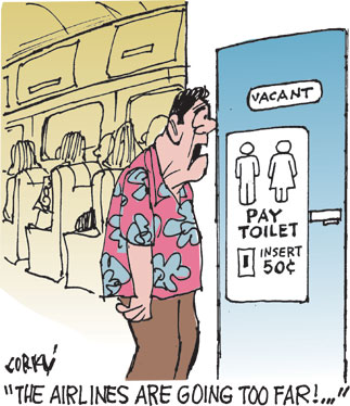 Corky's Hawaii cartoon