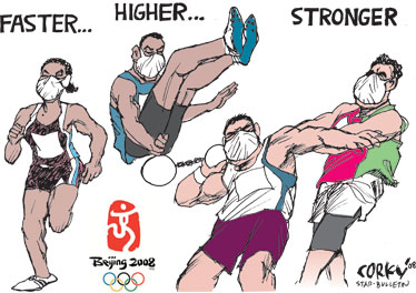 Corky's Editorial cartoon