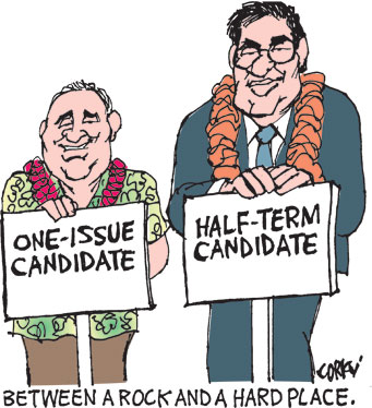 Corky's Hawaii cartoon