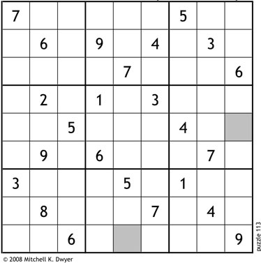 Scrivener's Sudoku