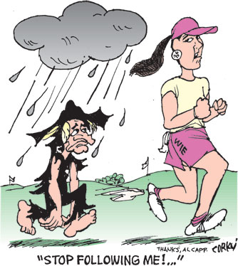 Corky's Hawaii cartoon