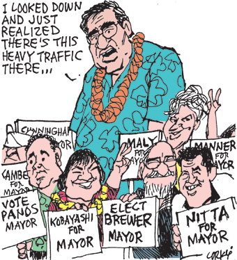 Corky's Hawaii cartoon