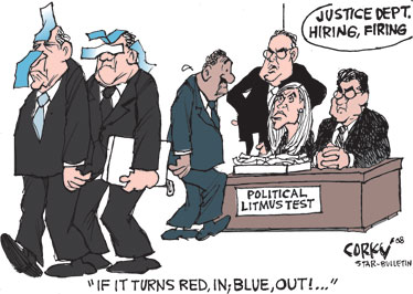 Corky's Editorial cartoon