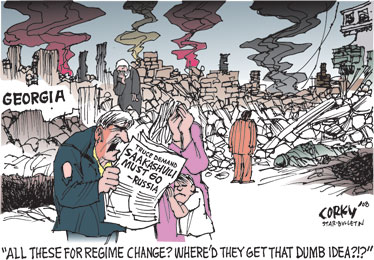 Corky's Editorial cartoon