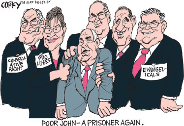 Corky's Editorial cartoon