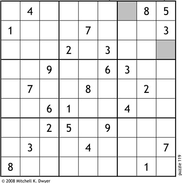 Scrivener's Sudoku