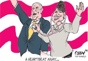 Corky's Editorial cartoon