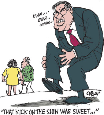 Corky's Hawaii cartoon