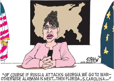 Corky's Editorial cartoon