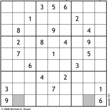 Scrivener's Sudoku