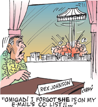 Corky's Hawaii cartoon