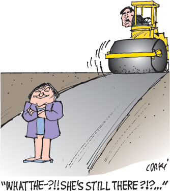 Corky's Hawaii cartoon
