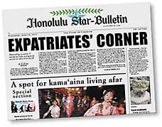 Expatriates' Corner - A place for kama'aina living afar